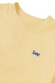 Lee Girls Yellow Regular Fit Badge Sweatshirt - Image 8 of 8