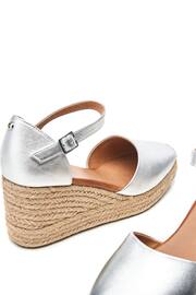 Moda in Pelle Gialla Square Toe Espadrille Wedges - Image 3 of 4