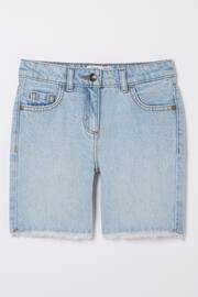 FatFace Blue Denim Bermuda Shorts - Image 5 of 5