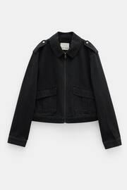 Hush Black Laurie Zip-Up Utility Jacket - Image 5 of 5