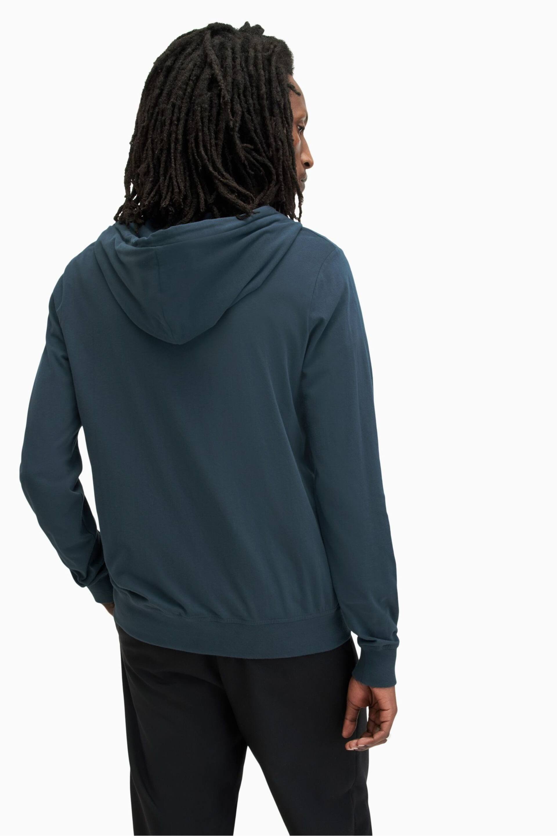 AllSaints Blue Brace Hoodie - Image 2 of 5