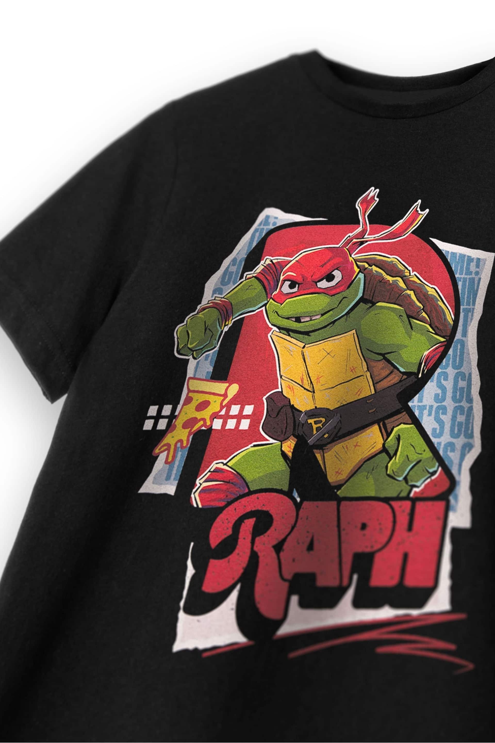 Vanilla Underground Raph Black Boys Teenage Mutant Ninja Turtles T-Shirt - Image 3 of 6