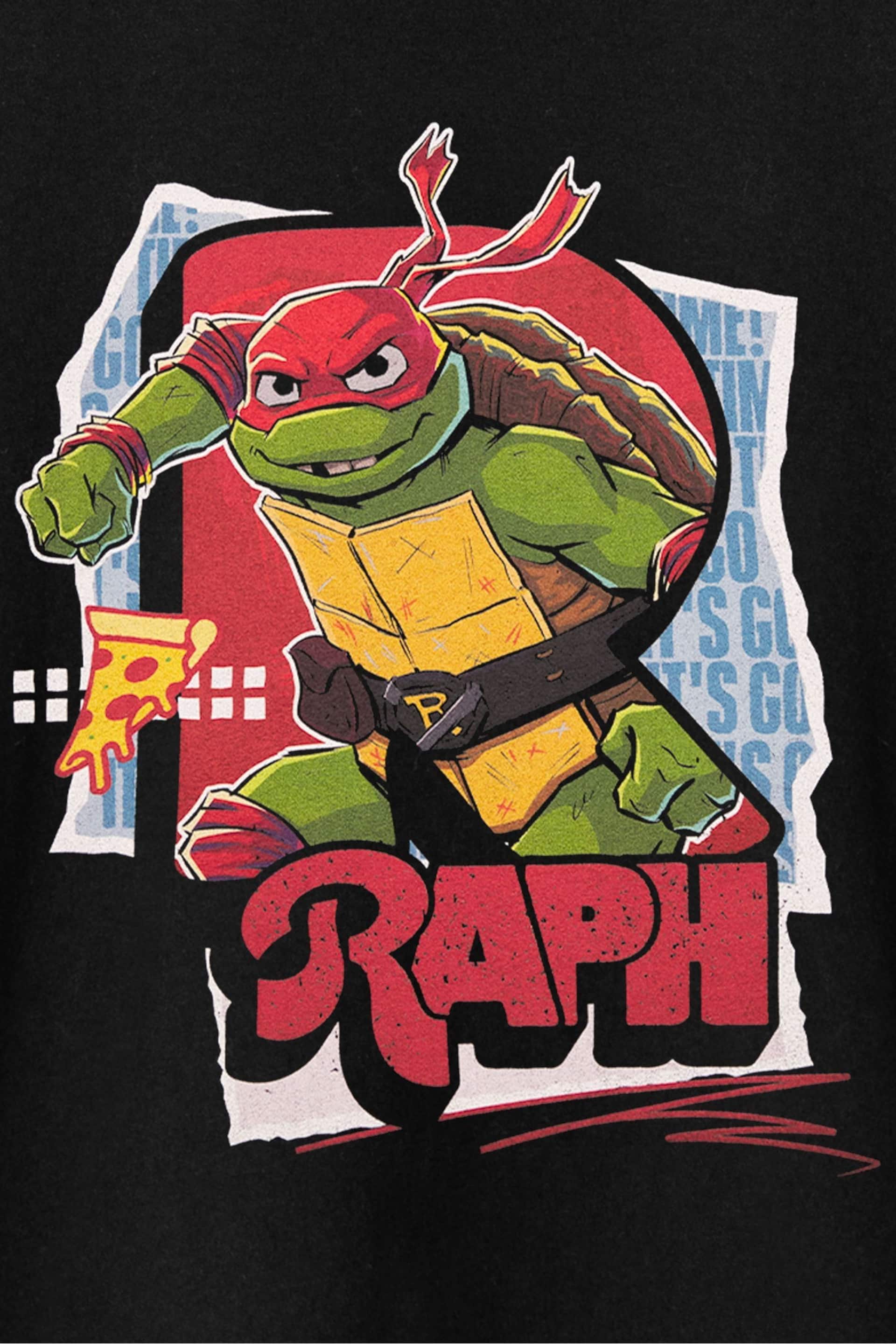 Vanilla Underground Raph Black Boys Teenage Mutant Ninja Turtles T-Shirt - Image 4 of 6