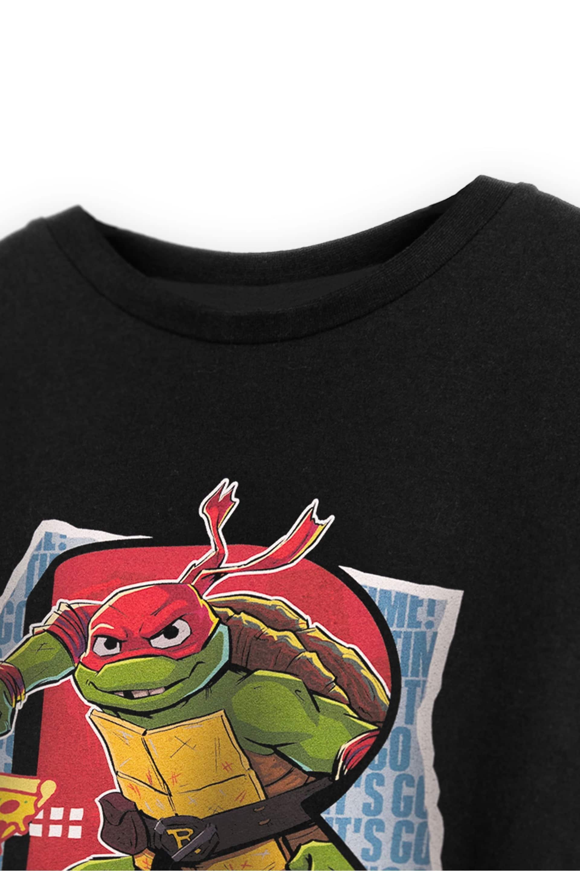 Vanilla Underground Raph Black Boys Teenage Mutant Ninja Turtles T-Shirt - Image 5 of 6