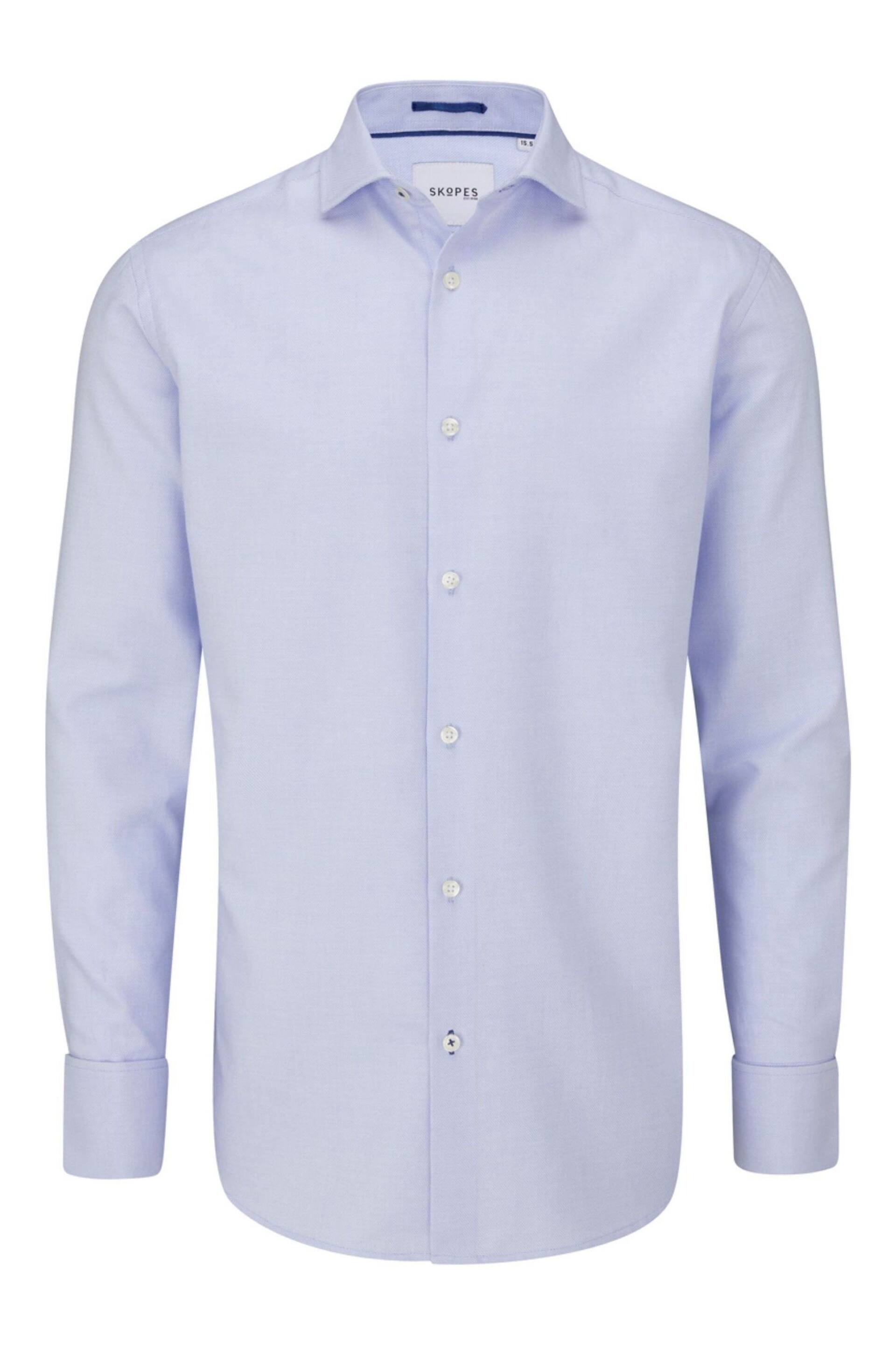 Skopes Tailored Fit Double Cuff Dobby Shirt - Image 5 of 10