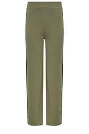 Long Tall Sally Green Side Stripe Wide Leg Trousers - Image 5 of 5