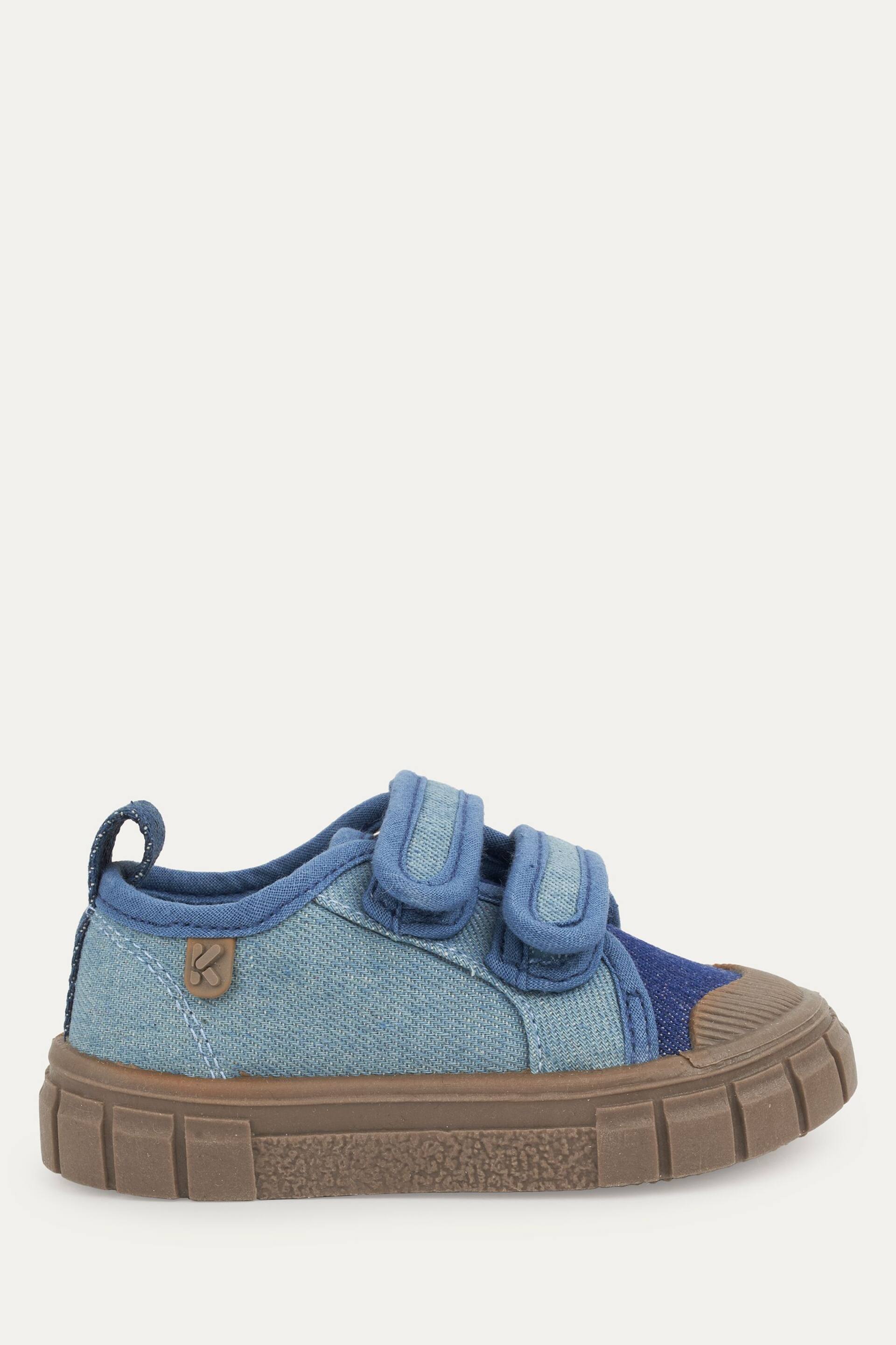 KIDLY Blue Denim Canvas Trainers - Image 1 of 4