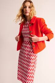 Boden Red Florrie Jersey Dress - Image 3 of 4