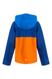 Regatta Blue Orange Hanleigh Waterproof Hiking Jacket - Image 10 of 11