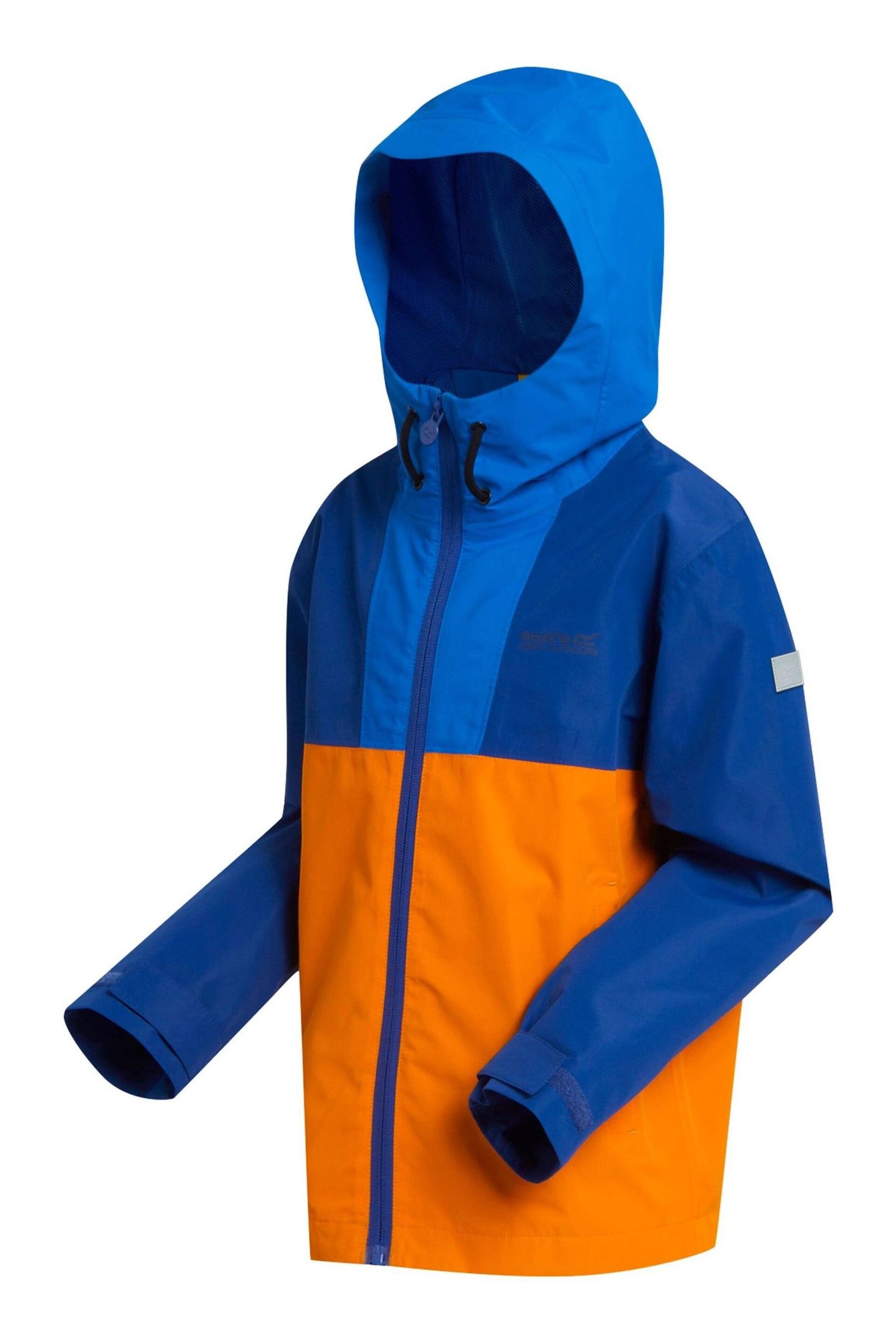 Regatta Blue Orange Hanleigh Waterproof Hiking Jacket - Image 11 of 11