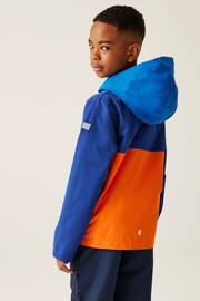 Regatta Blue Orange Hanleigh Waterproof Hiking Jacket - Image 4 of 11