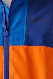 Regatta Blue Orange Hanleigh Waterproof Hiking Jacket - Image 7 of 11