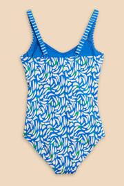 White Stuff Blue Splash Control Swimsuit - Image 6 of 7