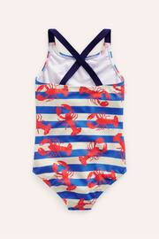 Boden Pink Cross-Back Printed Swimsuit - Image 2 of 3