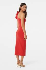 Forever New Red Celeste One Shoulder Ruffle Bodycon Dress - Image 6 of 6