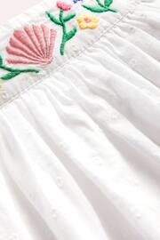 Boden Cream Ric Rac Embroidered Dress - Image 4 of 4