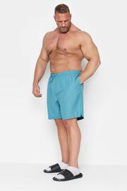 BadRhino Big & Tall Blue Plain Swim Shorts - Image 3 of 5