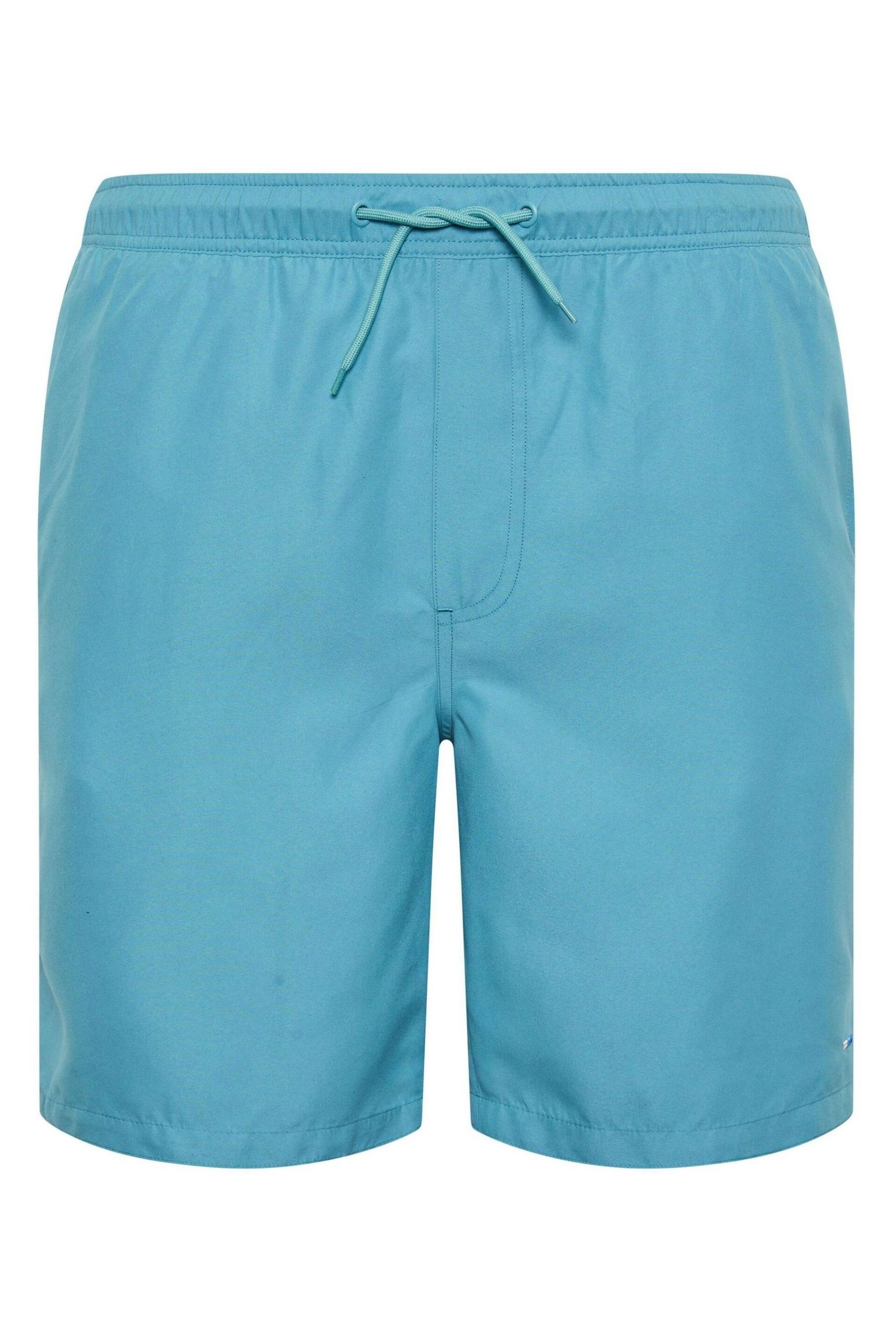 BadRhino Big & Tall Blue Plain Swim Shorts - Image 4 of 5