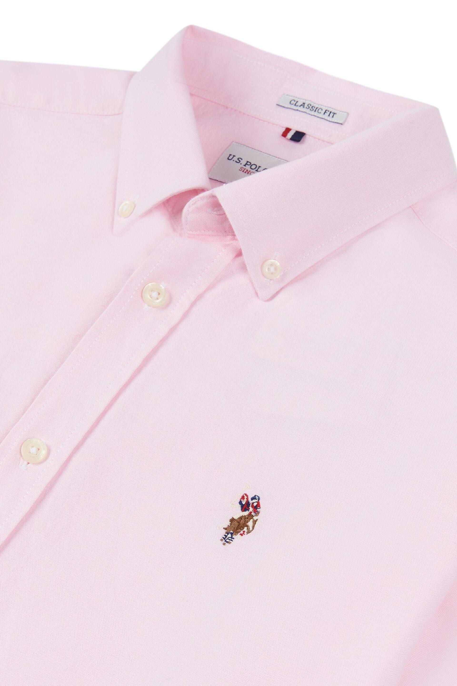 U.S. Polo Assn. Mens Peached Oxford Shirt - Image 6 of 6