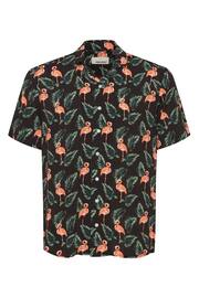 Blend Black Printed Short Sleeve Shirt - Image 5 of 5