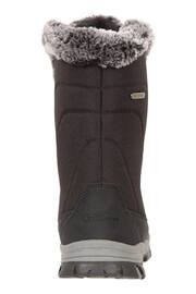 Mountain Warehouse Black Womens Ohio Thermal Fleece Lined Snow Boots - Image 3 of 6