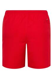 BadRhino Big & Tall Red Plain Swim Shorts - Image 4 of 4