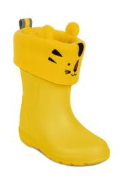Totes Yellow Childrens Bunny Welly Liner Socks - Image 2 of 5