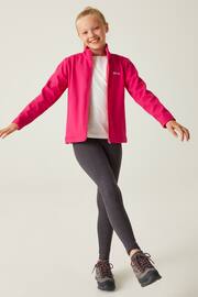 Regatta Pink Junior Cera Softshell Jacket - Image 1 of 7