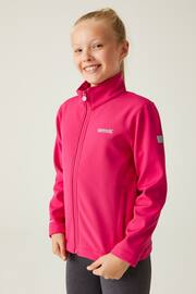 Regatta Pink Junior Cera Softshell Jacket - Image 2 of 7