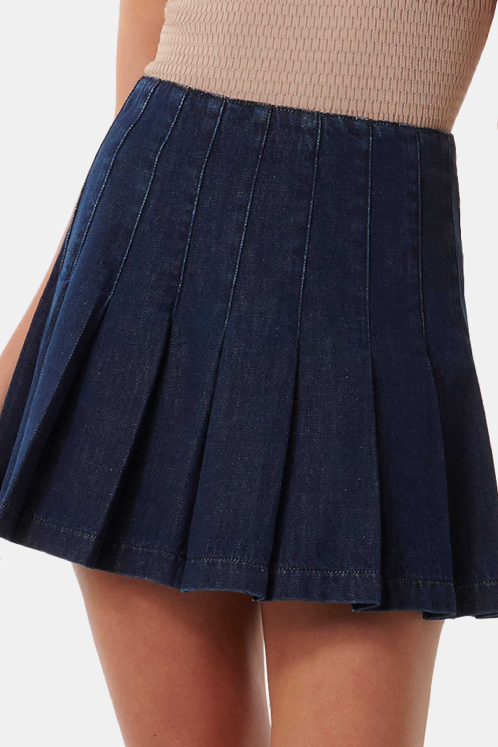 Forever New Blue Chelsea Denim Mini Skirt - Image 1 of 5