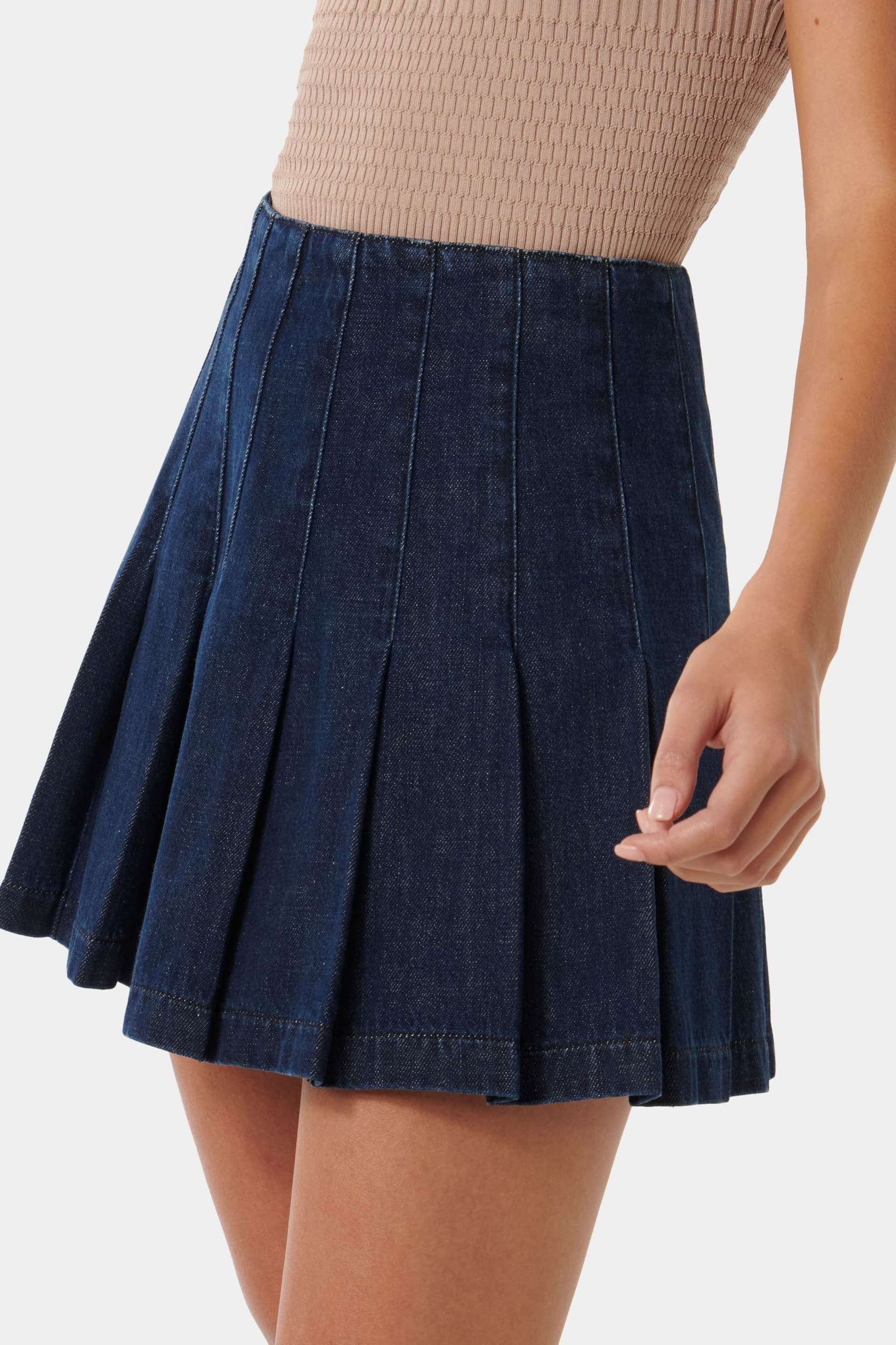 Forever New Blue Chelsea Denim Mini Skirt - Image 3 of 5