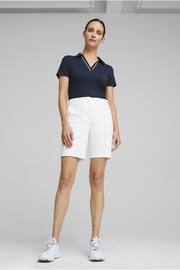 Puma White W Costa 8.5" Womens Golf Shorts - Image 2 of 4