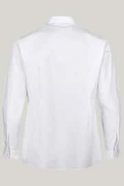 Trutex White Regular Fit Long Sleeve 3 Pack School Shirts - Image 7 of 7