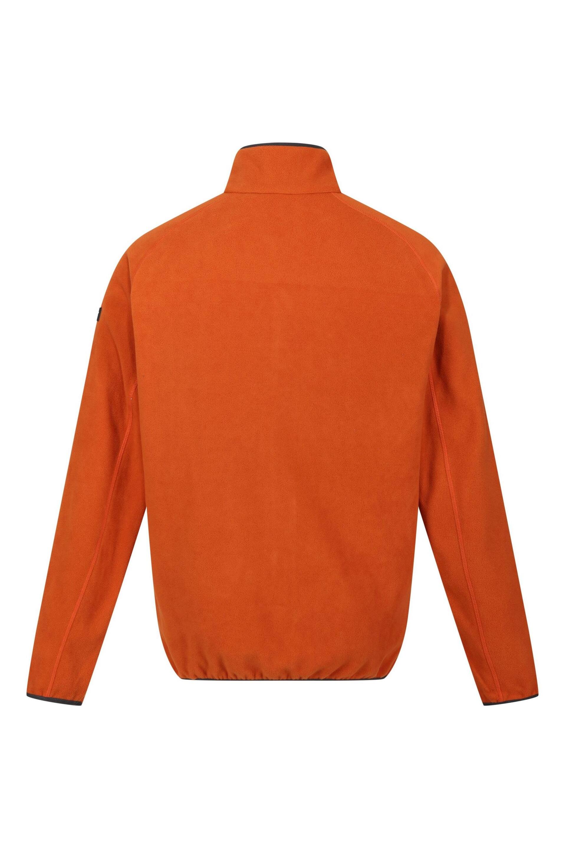 Regatta Orange Hadfield Full Zip Fleece - Image 8 of 9