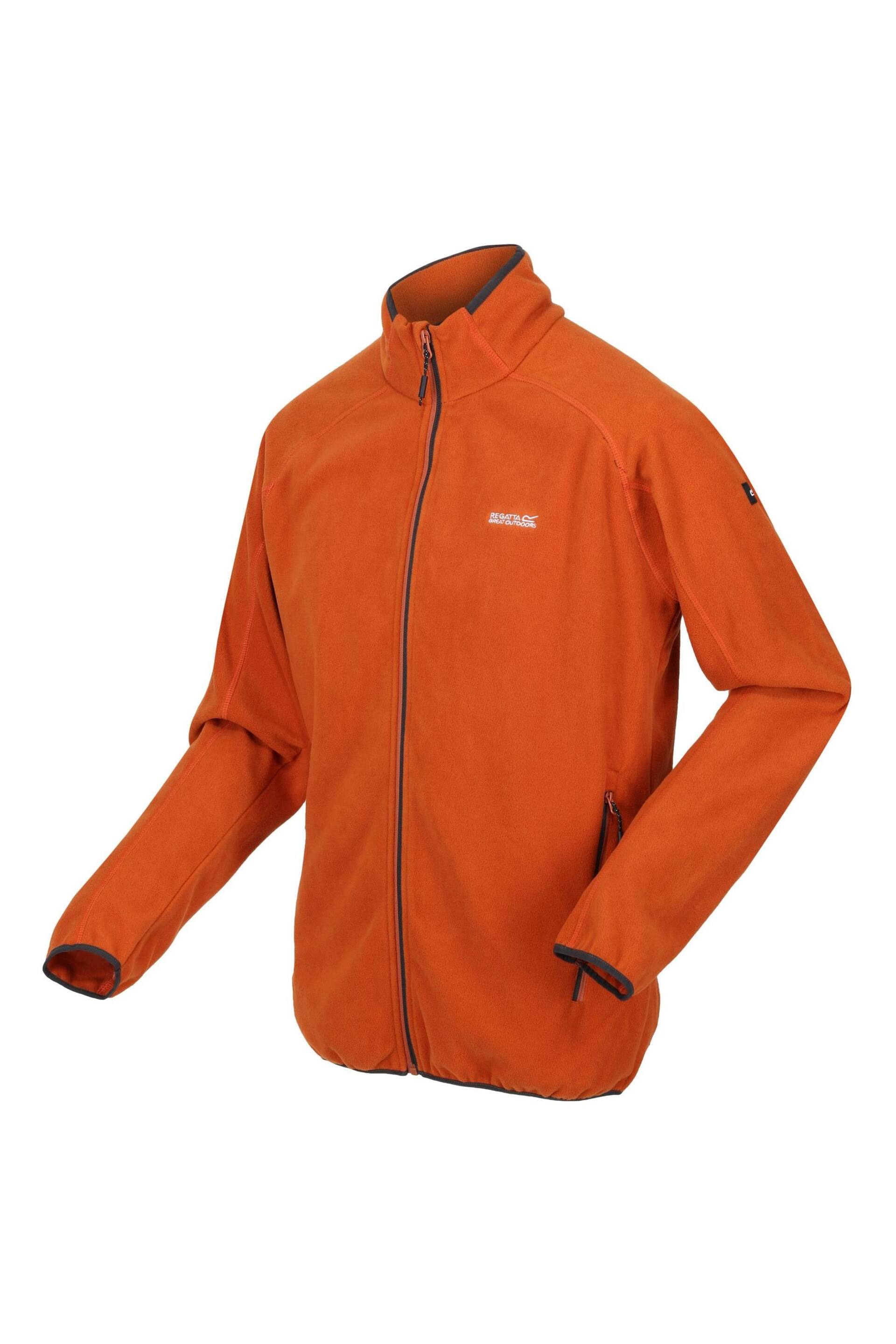 Regatta Orange Hadfield Full Zip Fleece - Image 9 of 9