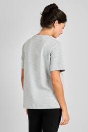 JoJo Maman Bébé Marl Grey Oversized Boyfriend Maternity T-Shirt - Image 2 of 4