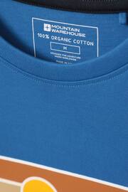 Mountain Warehouse Blue Explore Mens Organic T-Shirt - Image 5 of 5