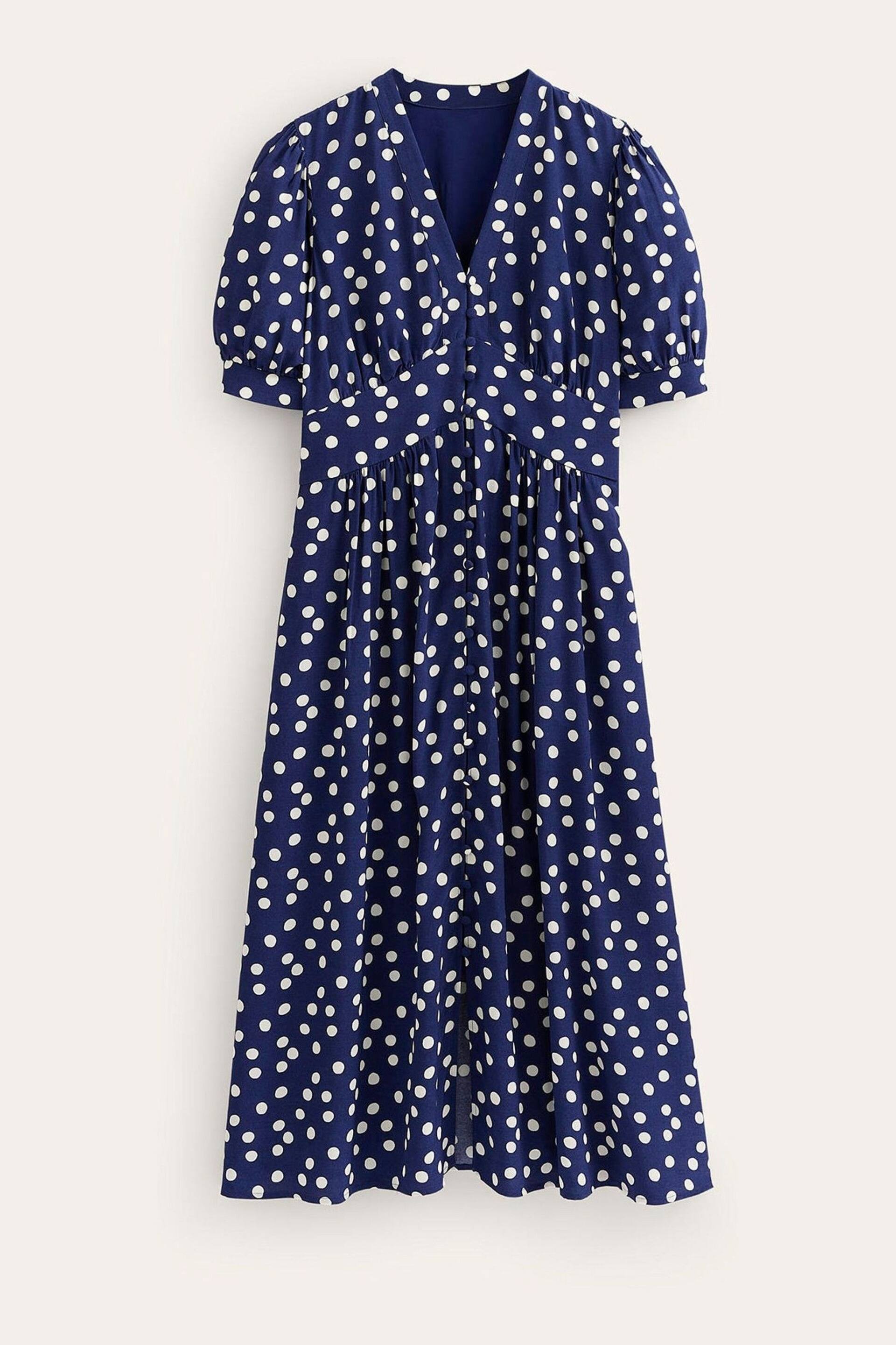 Boden Blue Elsa Midi Tea Dress - Image 6 of 6