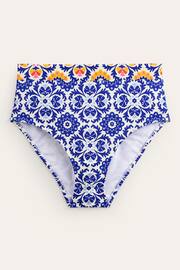 Boden Blue Panel High Waist Bottoms - Image 5 of 6