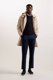 Ted Baker Brown Batterc Hooded Commuter Trench Jacket - Image 1 of 6