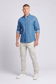 U.S. Polo Assn. Mens Blue Chambray Shirt - Image 2 of 6