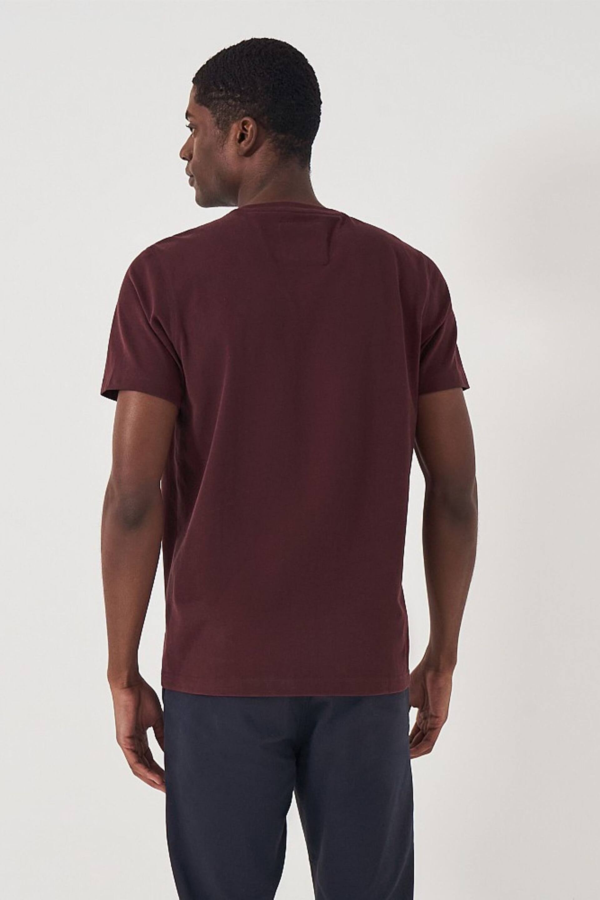 Crew Clothing Plain Cotton Classic T-Shirt - Image 2 of 4