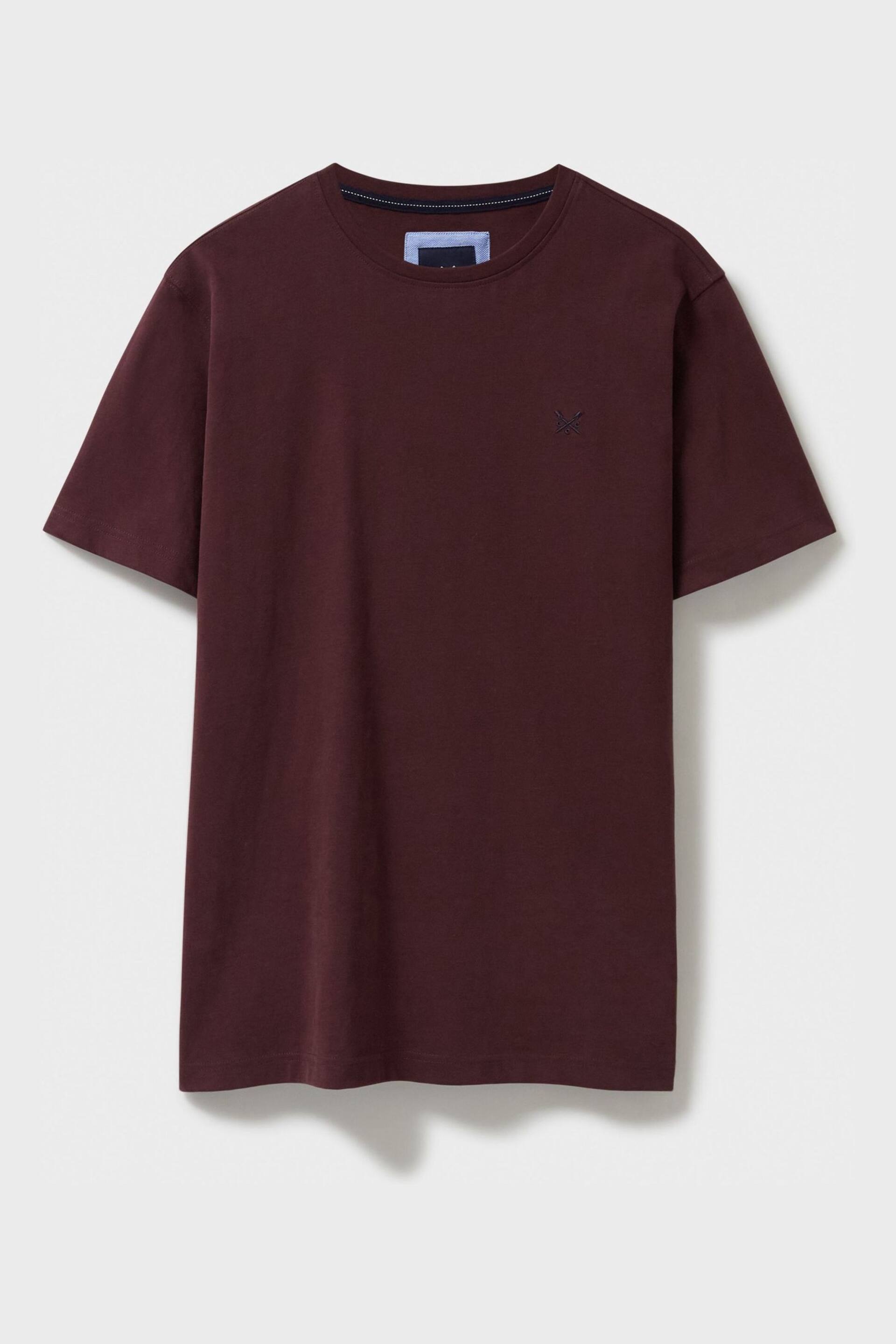 Crew Clothing Plain Cotton Classic T-Shirt - Image 4 of 4