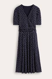 Boden Blue Petite Kassidy Jersey Midi Dress - Image 5 of 5