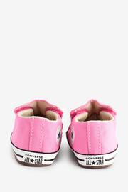 Converse Pink Chuck Taylor All Star Pram Shoes - Image 4 of 9