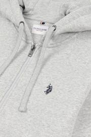 U.S. Polo Assn. Mens Classic Fit Double Horsemen Zip Hoodie - Image 6 of 6