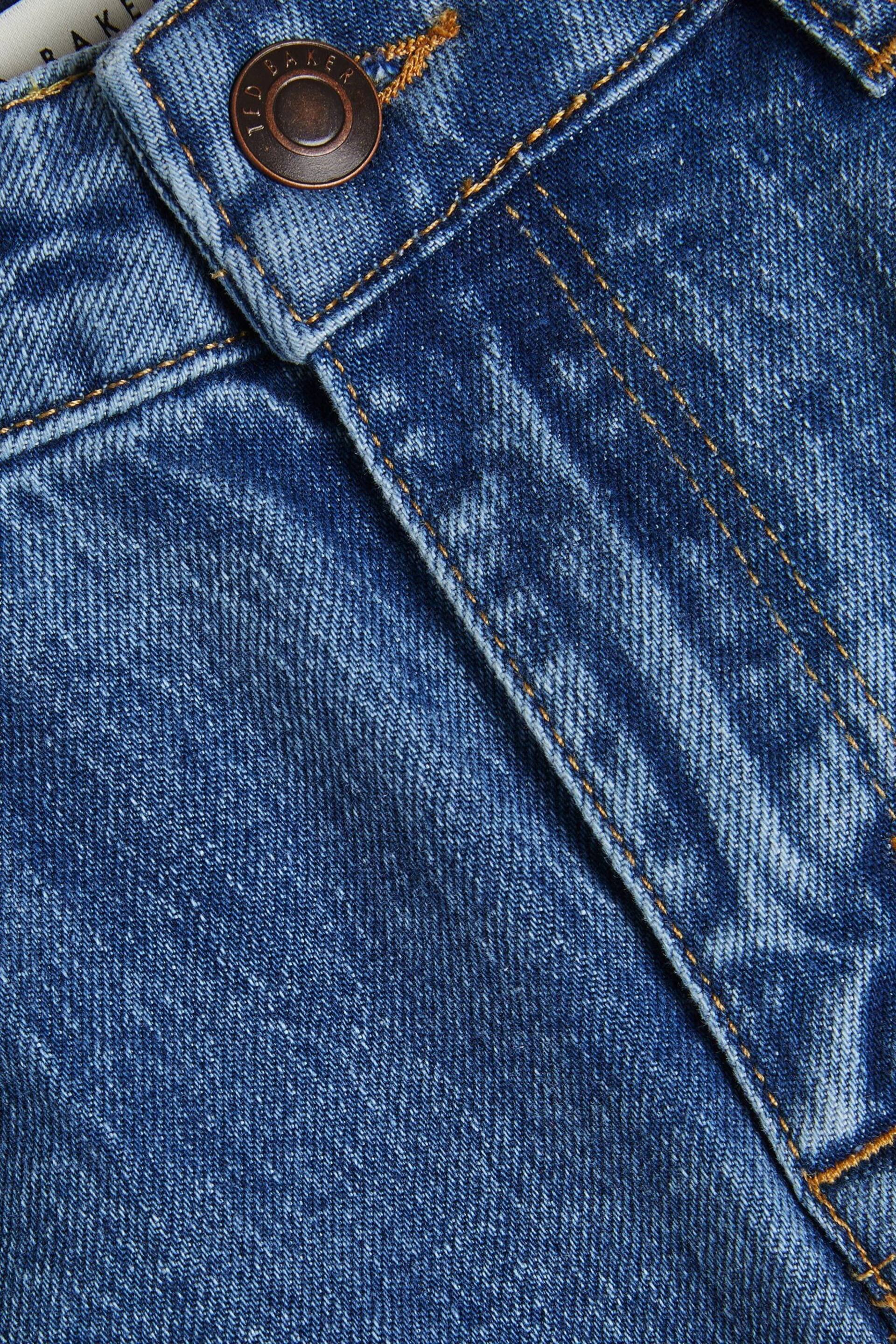 Ted Baker Blue Nass Wide Leg Denim Jeans - Image 5 of 5