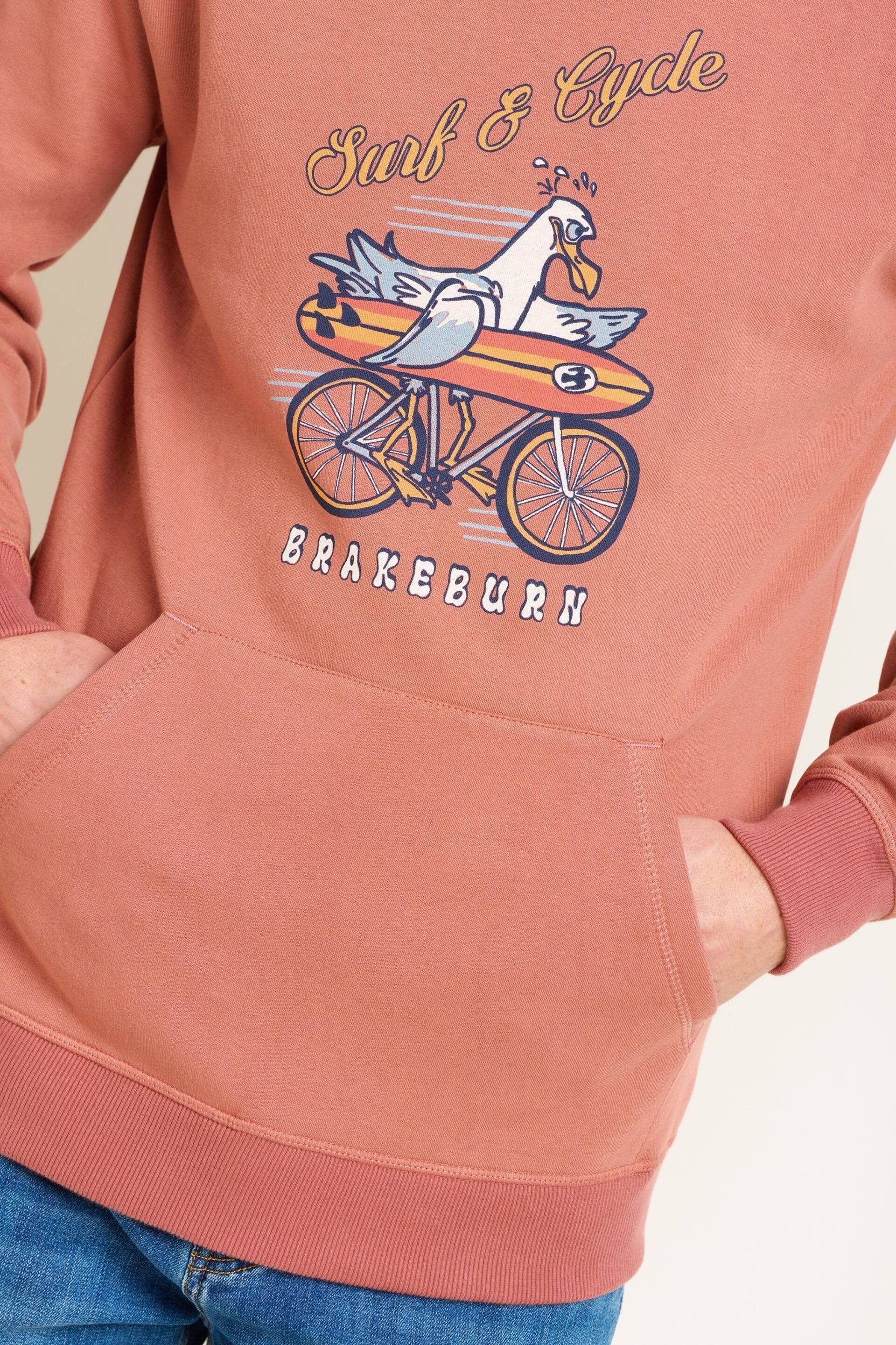 Brakeburn Pink Seagul Hoodie - Image 3 of 5