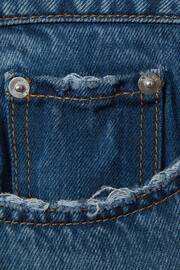 Reiss Mid Blue Lyle Lightweight Viscose Blend Relaxed Jeans - Image 6 of 6