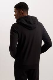 Ted Baker Black Caproe Quarter Zip Hoodie - Image 2 of 6